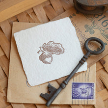 Load image into Gallery viewer, Acorn Handmade Paper Letterpress Petite Charm