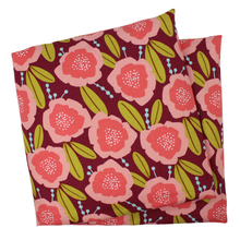 Load image into Gallery viewer, Large Heat Wrap: Navy Floral / Unscented