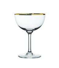 Load image into Gallery viewer, A Pair of Crystal Champagne Saucers All Designs: Stars