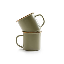 Load image into Gallery viewer, Enamel 2-Tone Mug Set