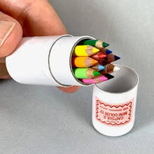 Load image into Gallery viewer, 21602 12 sets of 12 mini pencils in mini paper tube-12