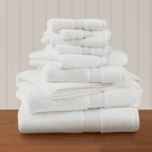Load image into Gallery viewer, 8-Piece 800gsm Cotton Absorbent Towel Set, Taupe