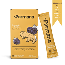 Load image into Gallery viewer, Immunity + Resilience - Functional Superfood Immune Blend: 12 stick packs