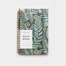 Load image into Gallery viewer, Forest Fern Spiral Bound Notebook: Lined