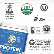Load image into Gallery viewer, Warrior Blend Vanilla Protein - Pea Protein Powder: 375g