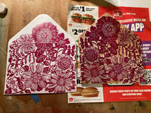 Load image into Gallery viewer, Poppy Envelope and Postcard Stationary Set of 3