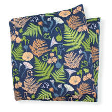 Load image into Gallery viewer, Large Heat Wrap: Navy Floral / Unscented