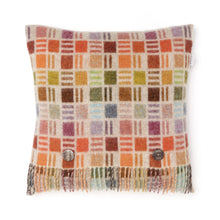 Load image into Gallery viewer, Multi-Ribbon Merino Lambswool Throws and Pillows: Beige Ribbon / Throw Blanket