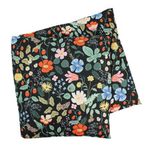 Load image into Gallery viewer, Large Heat Wrap: Navy Floral / Unscented
