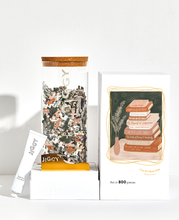 Load image into Gallery viewer, 800pc Puzzle & Glue Kit: Lazy Girl Book Club
