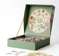 Load image into Gallery viewer, Roomytown - 500 Piece Round Jigsaw Puzzle - Flower Clock