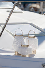 Load image into Gallery viewer, Portable Glass LED Lightkeeper Lantern - 8.5" Cylinder