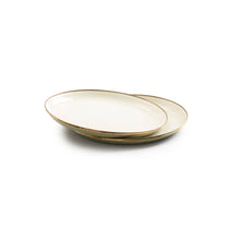 Load image into Gallery viewer, Enamel 2-Tone Deep Plate Set