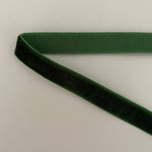Load image into Gallery viewer, 2" cone brass bell ornament 16 colors of velvet ribbon: Mustard