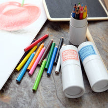 Load image into Gallery viewer, 21602 12 sets of 12 mini pencils in mini paper tube-12