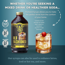 Load image into Gallery viewer, Old Fashioned Syrup 12oz - cocktail / mocktail drinks