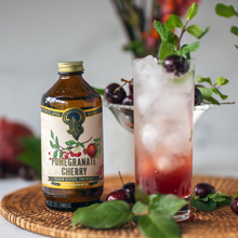 Load image into Gallery viewer, Pomegranate Cherry Syrup 12oz - Cocktail/Mocktail Mixer