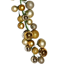 Load image into Gallery viewer, 70.8" Christmas Balls Garland (Champagne And Gold)