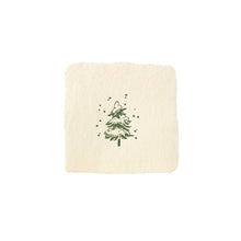 Load image into Gallery viewer, Snowy Pine Tree Handmade Paper Letterpress Petite Charm