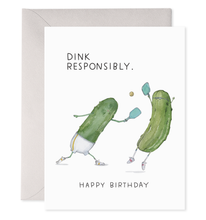 Load image into Gallery viewer, Pickleball Bday | Pickle Birthday Greeting Card