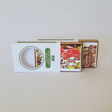 Load image into Gallery viewer, Mushroom Mini Notes Card Set of 8, Stocking Stuffer Idea

