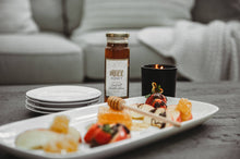 Load image into Gallery viewer, All-Natural Flavor Infused Honey - 12 oz Glass Jar: Orange Basil
