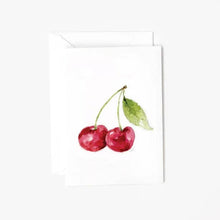 Load image into Gallery viewer, Cherry mini enclosure notecard
