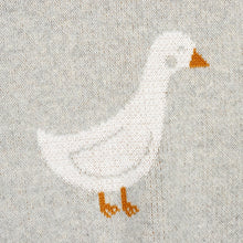Load image into Gallery viewer, Duck Waddle - Organic Cotton Jacquard Sweater knit baby Blanket

