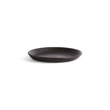 Load image into Gallery viewer, Handmade Stoneware Flat Side Plate | Edan 5.9": Matte Green/Shiny Green
