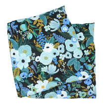 Load image into Gallery viewer, Aromatherapy Large Heat &amp; Cold Wrap: 466 | Fuchsia Flowers on Teal / Lavender
