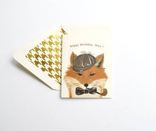Load image into Gallery viewer, Happy Birthday Foxy Greeting Card
