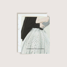 Load image into Gallery viewer, Congratulations Couple Dress and Tux Greeting Card
