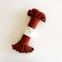 Load image into Gallery viewer, Flax &amp; Twine 5mm Brenn Twisted Cotton Rope: Parchment
