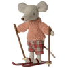 Maileg - Winter Mouse with Ski Set - Big Sister