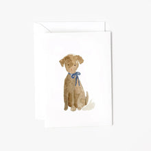 Load image into Gallery viewer, Puppy dog mini enclosure notecard
