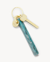 Load image into Gallery viewer, Bar Keychain in Jadeite - Gold
