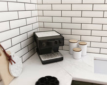 Load image into Gallery viewer, Miniature Dollhouse Coffee &amp; Espresso Machine: Ivory
