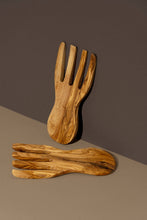 Load image into Gallery viewer, Natural Olive Wood Salad Forks – Set of 2 | Handcrafted
