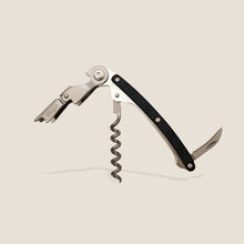 Load image into Gallery viewer, Deejo - Ebony Wood / Waiters Knife - Cork Screw

