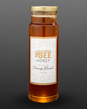 Load image into Gallery viewer, All-Natural Flavor Infused Honey - 12 oz Glass Jar: Orange Basil
