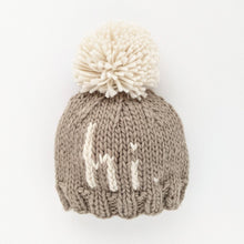 Load image into Gallery viewer, Hi. Pebble Brown Hand Knit Beanie Hat Baby &amp; Kids: M (6-24 months)
