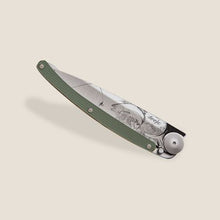 Load image into Gallery viewer, Deejo - Green Khaki Aluminum / Trout
