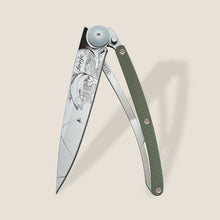 Load image into Gallery viewer, Deejo - Green Khaki Aluminum / Trout
