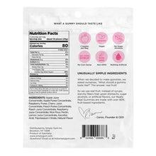 Load image into Gallery viewer, Really Real Gummies - Peach Raspberry (1.8 oz Bags)
