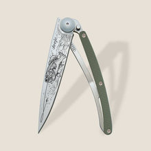 Load image into Gallery viewer, Deejo - Green Khaki Aluminum / Bass Fishing
