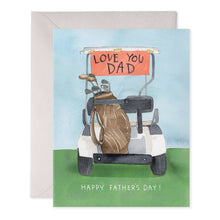 Load image into Gallery viewer, Golf Cart Dad Father’s Day Greeting Card
