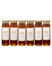 Load image into Gallery viewer, All-Natural Flavor Infused Honey - 12 oz Glass Jar: Sea Salt Vanilla Bean
