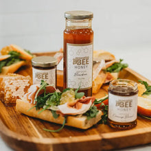 Load image into Gallery viewer, All-Natural Flavor Infused Honey - Bourbon - 12 oz Glass Jar
