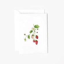 Load image into Gallery viewer, Strawberry mini enclosure notecard
