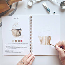 Load image into Gallery viewer, Baking watercolor workbook
